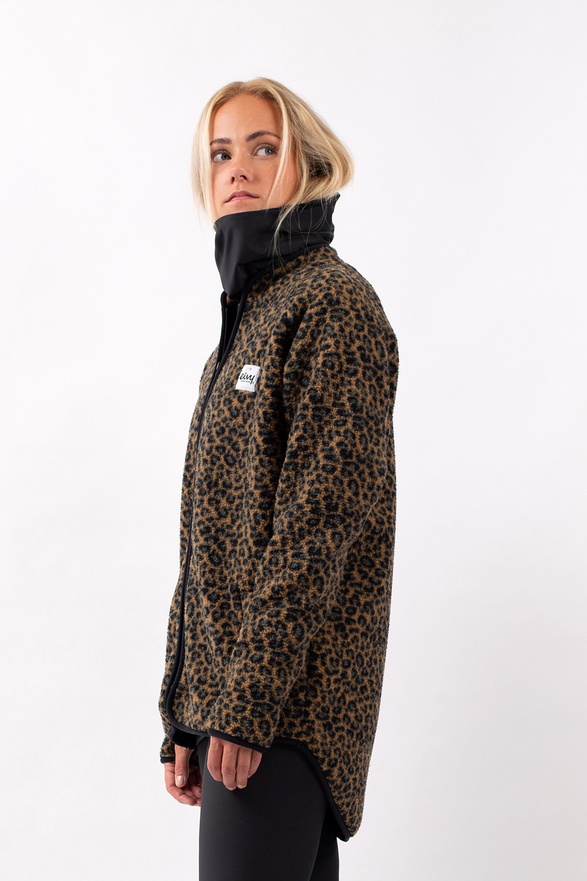 Fleece Redwood Sherpa Jacket Leopard