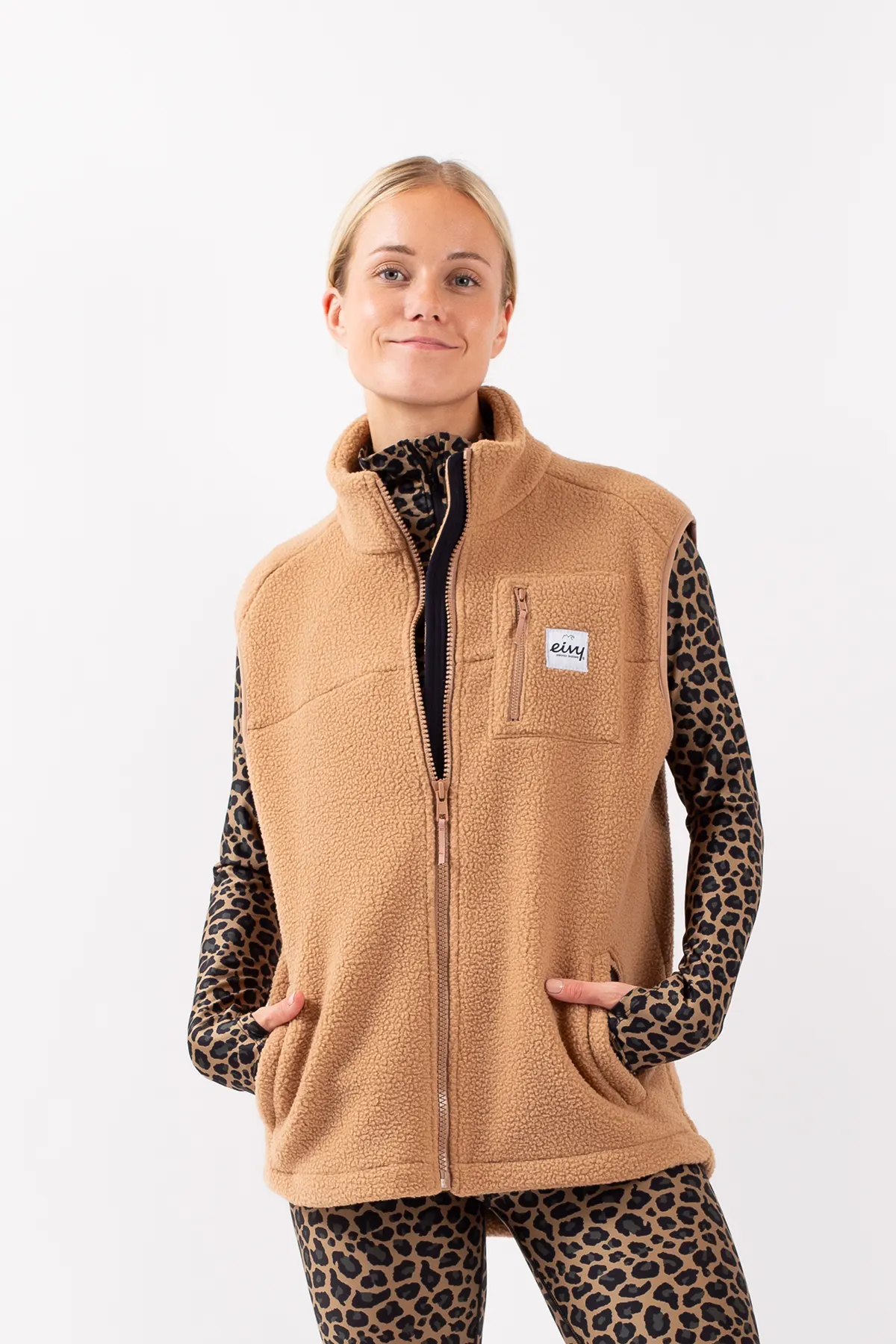 Sherpa fleece vest hotsell