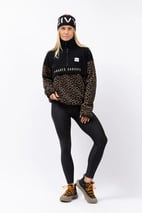 Ball Fleece - Black/Leopard