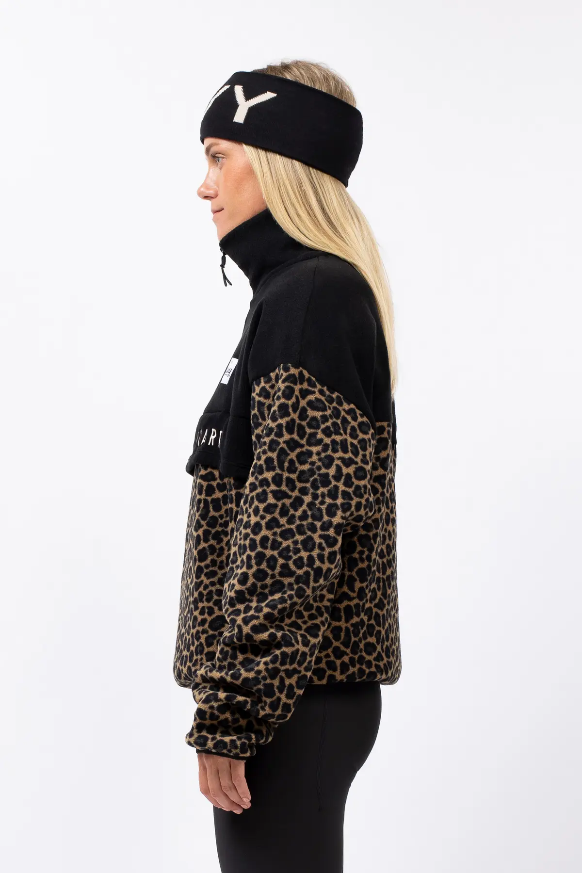 Ball Fleece - Black/Leopard