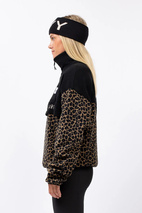 Ball Fleece - Black/Leopard