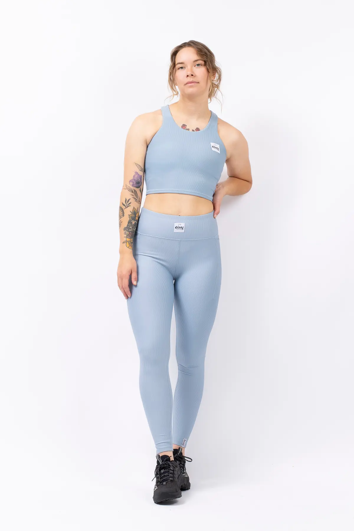 Cover Up Rib Top - Faded Fog