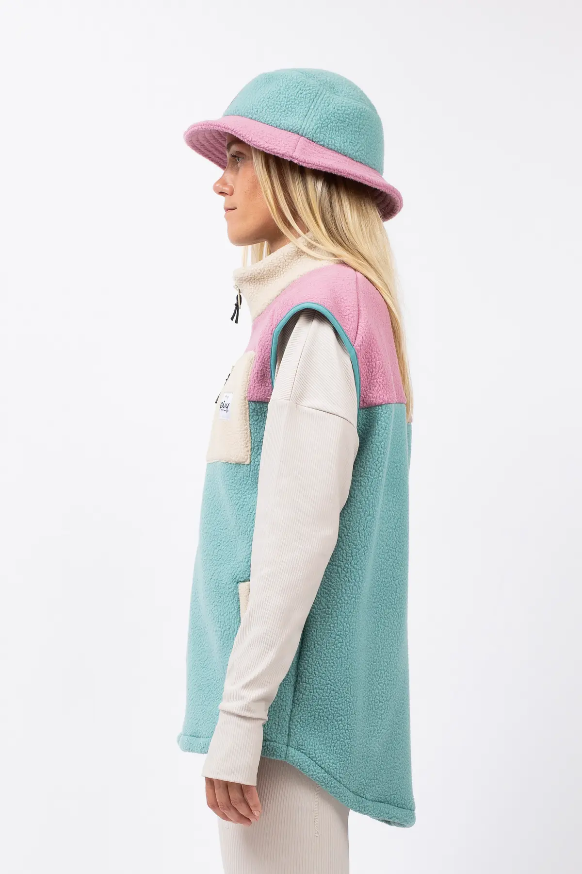 Lumberjackie Sherpa Vest - Miami