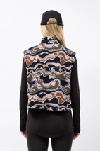 Boxy Sherpa Vest - Curve Camo