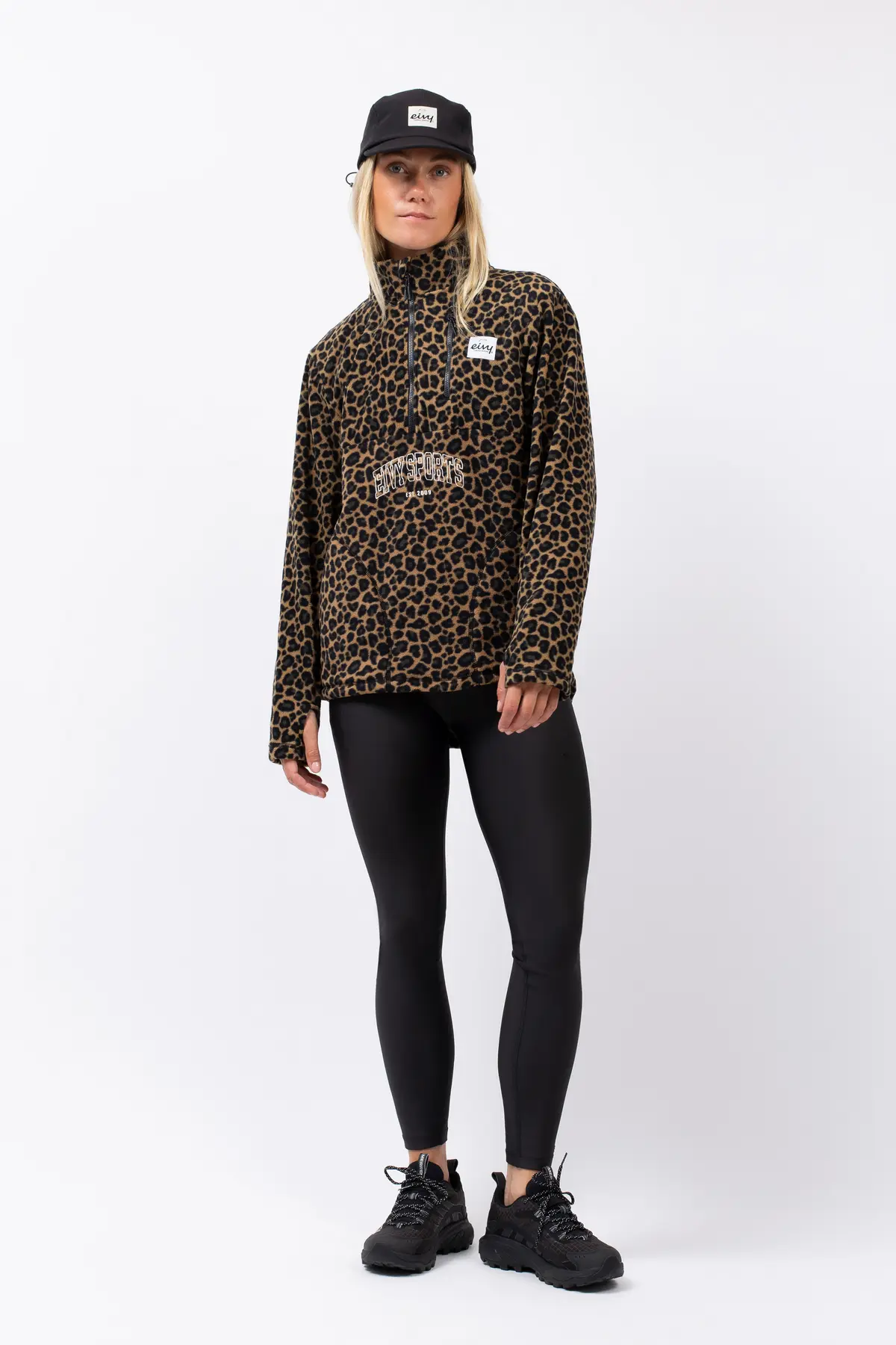 Techlight Halfzip Fleece - Leopard | M