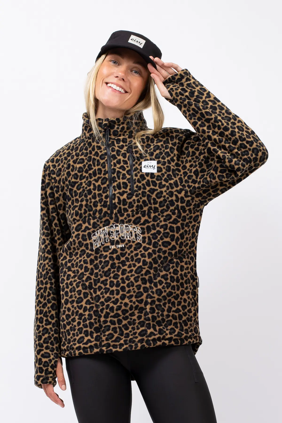 Techlight Halfzip Fleece - Leopard | M