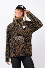 Techlight Halfzip Fleece - Leopard | S