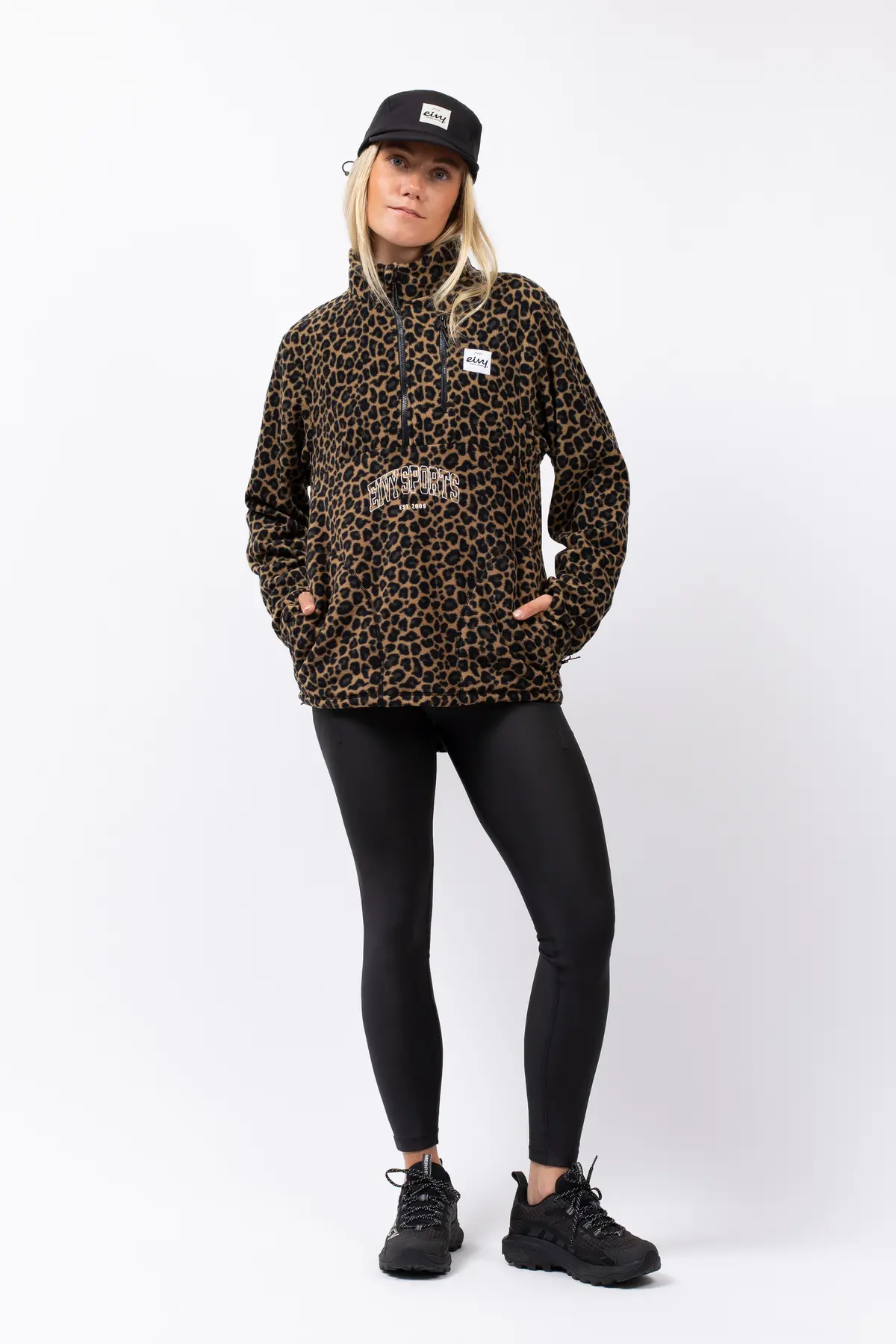 Techlight Halfzip Fleece - Leopard | M