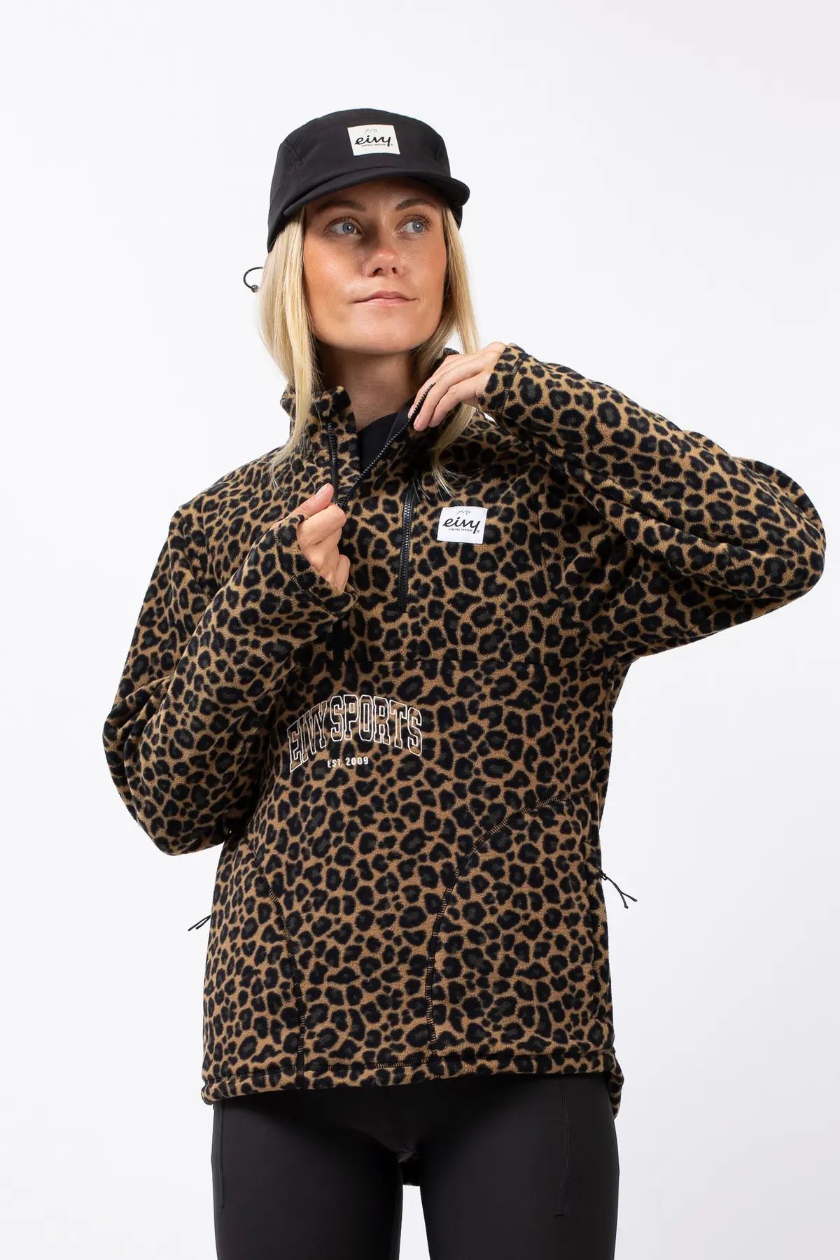 Techlight Halfzip Fleece - Leopard | M