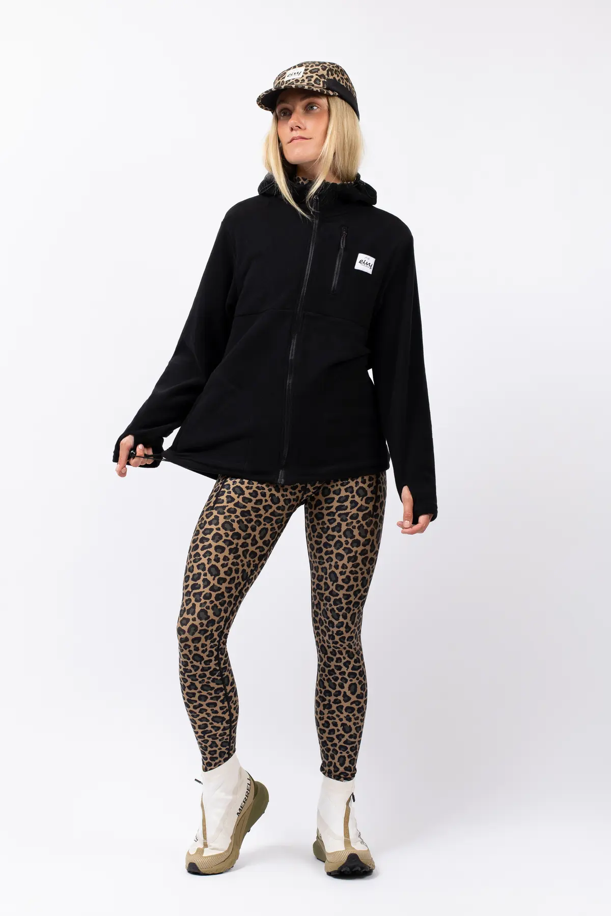 Techlight Ziphood Fleece - Black