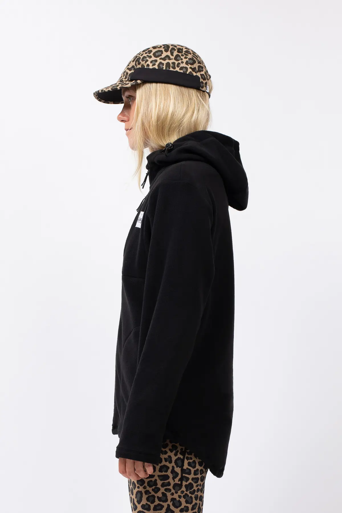 Techlight Ziphood Fleece - Black