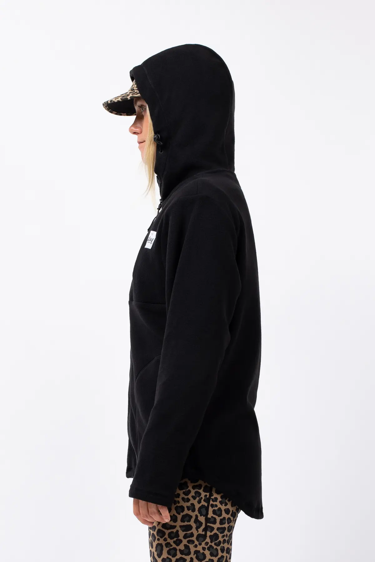 Techlight Ziphood Fleece - Black