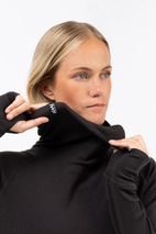 Icecold Merino Wool Gaiter Rib Top - Black