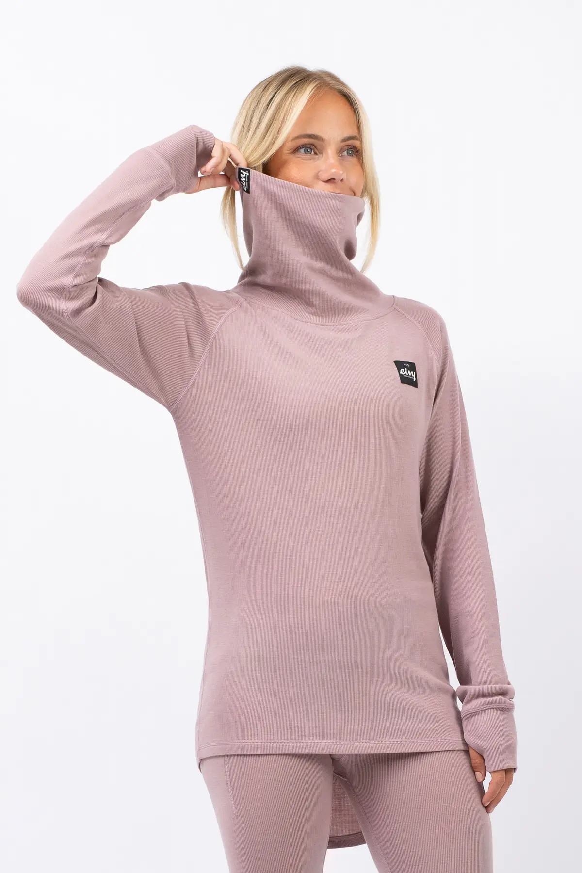 Icecold Merino Wool Gaiter Rib Top - Faded Woodrose