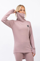 Icecold Merino Wool Gaiter Rib Top - Faded Woodrose