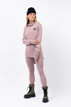 Icecold Merino Wool Gaiter Rib Top - Faded Woodrose
