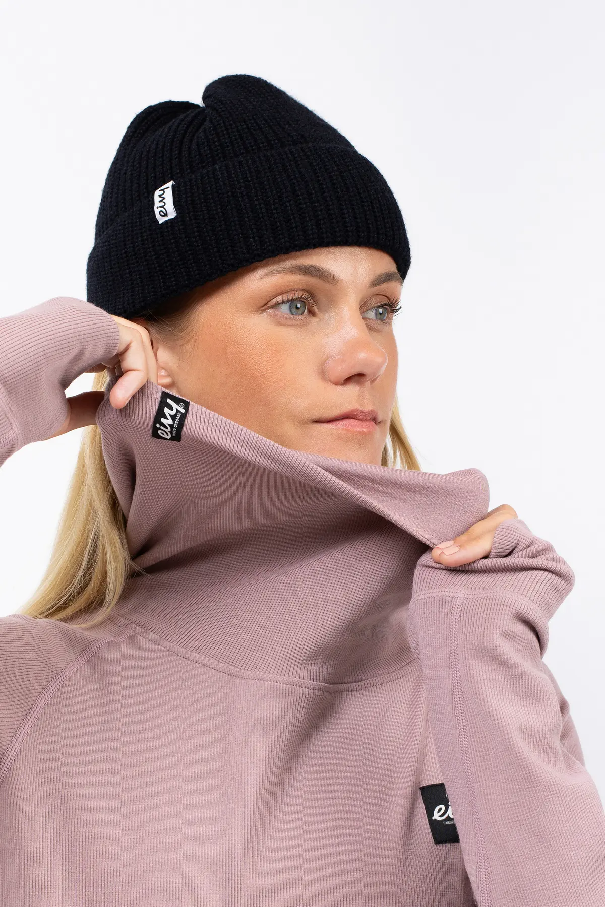 Icecold Merino Wool Gaiter Rib Top - Faded Woodrose