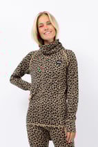 Icecold Merino Wool Top - Leopard