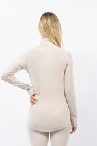 Journey Merino Wool Rib Top - Faded Cloud | XS