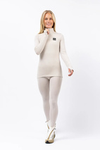 Journey Merino Wool Rib Top - Faded Cloud | XS