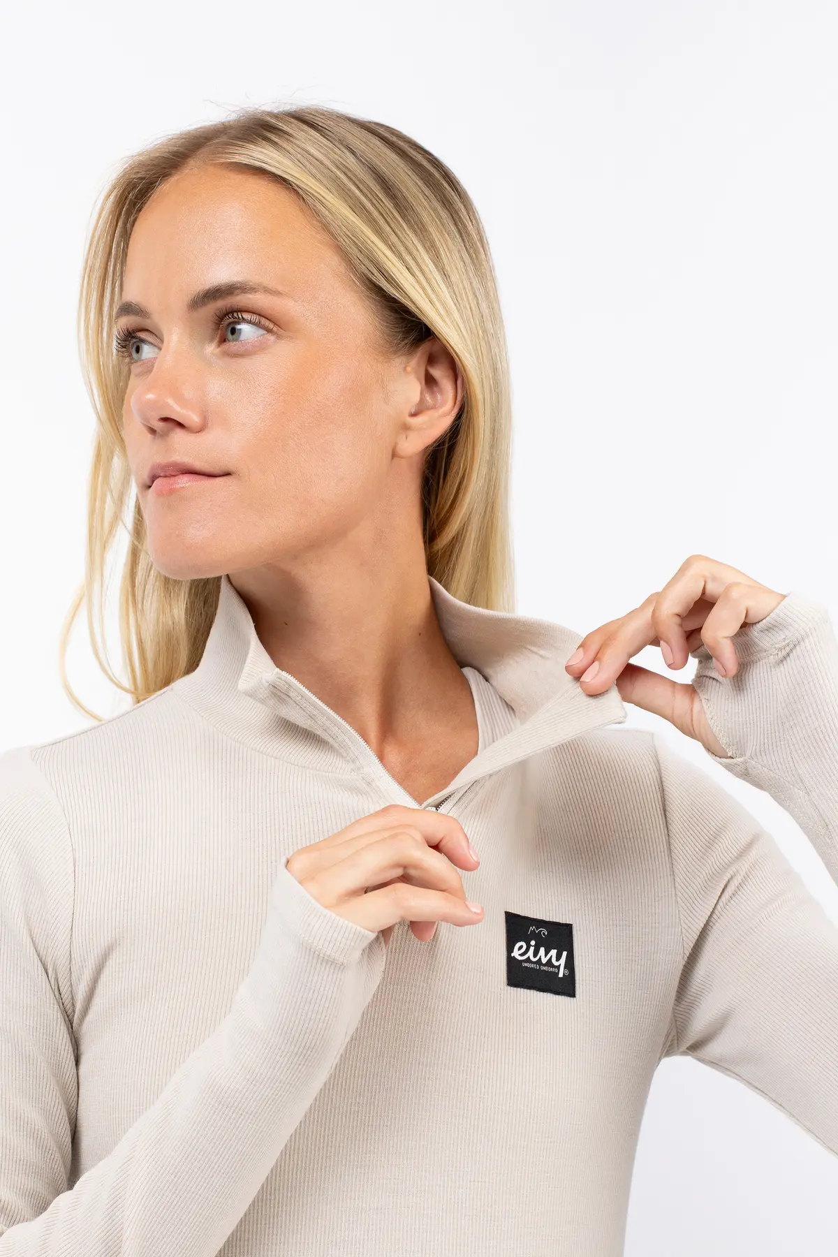 Journey Merino Wool Rib Top - Faded Cloud | XS
