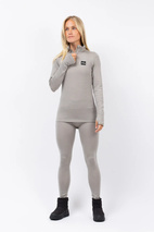 Journey Merino Wool Rib Top - Faded Oak | XS