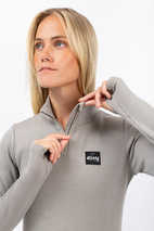 Journey Merino Wool Rib Top - Faded Oak | XS