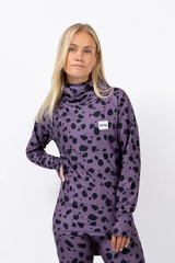 Icecold Hood Top - Purple Cheetah | XXS