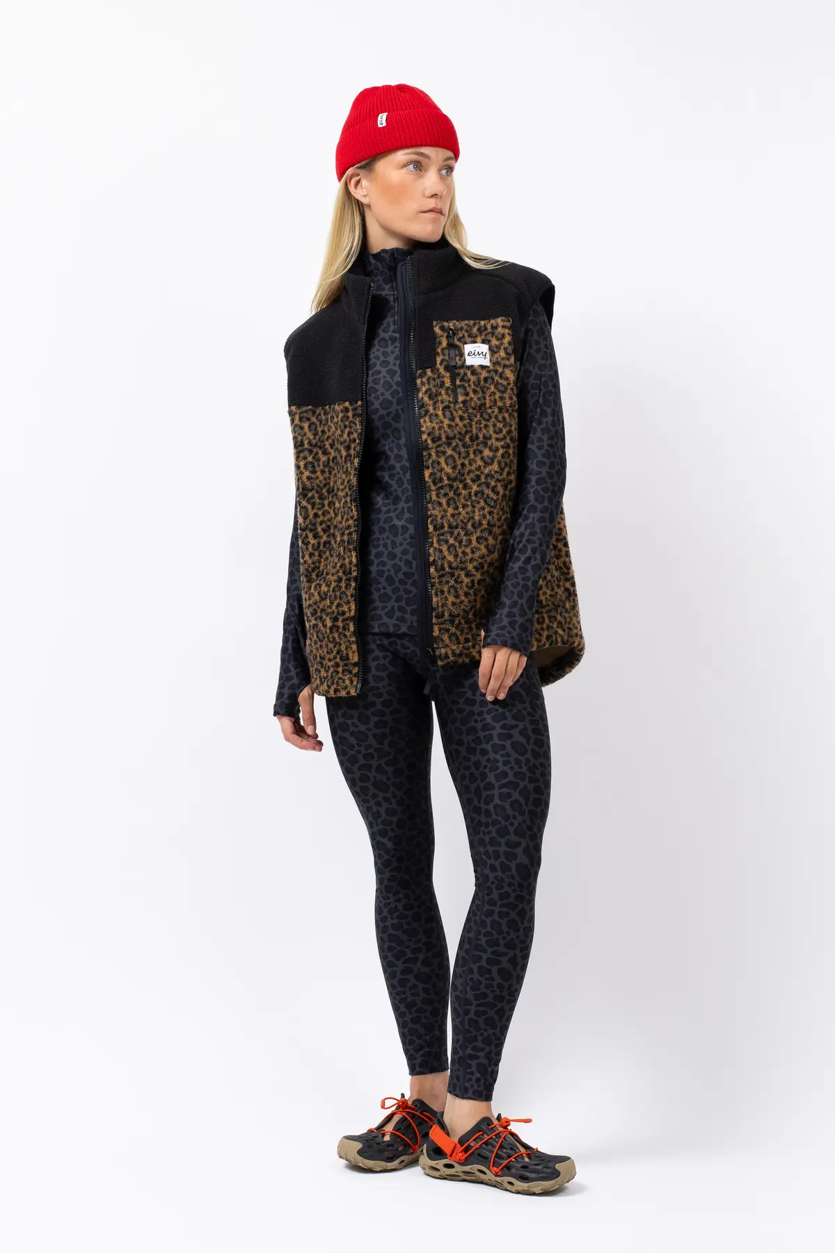 Journey Top - Black Leopard