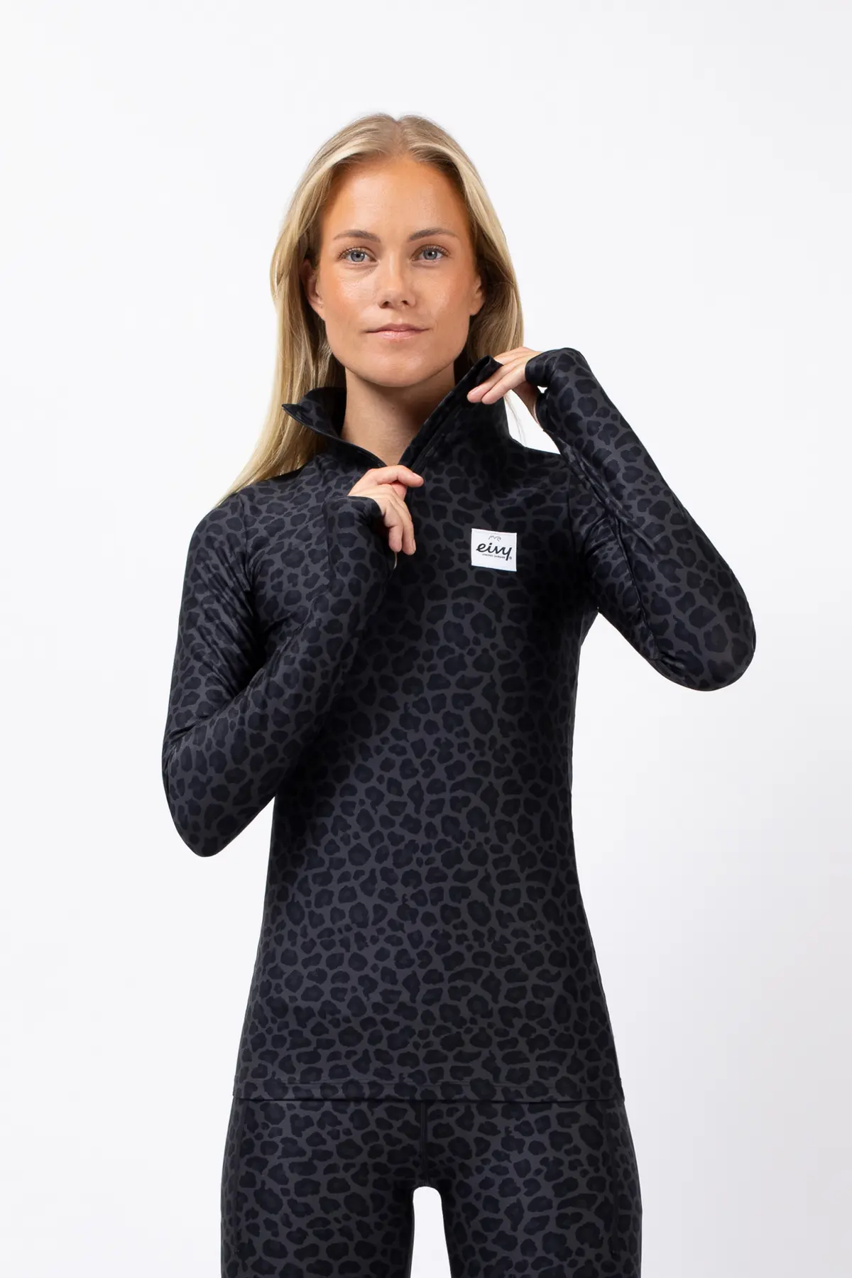 Journey Top - Black Leopard