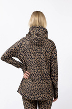 Loose Fit Hoodie Top - Leopard