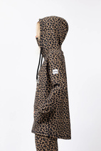 Loose Fit Hoodie Top - Leopard