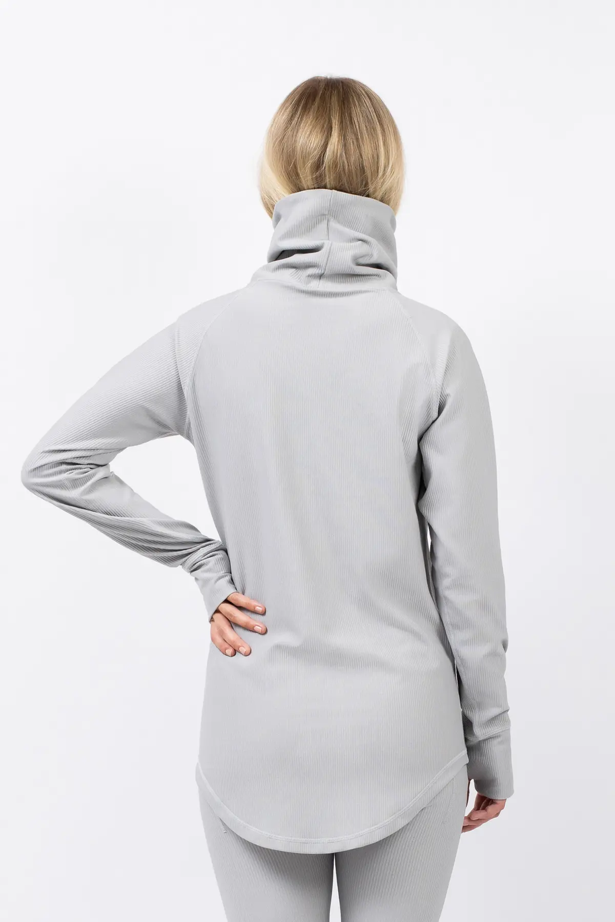 Icecold Rib Top - Grey Melange