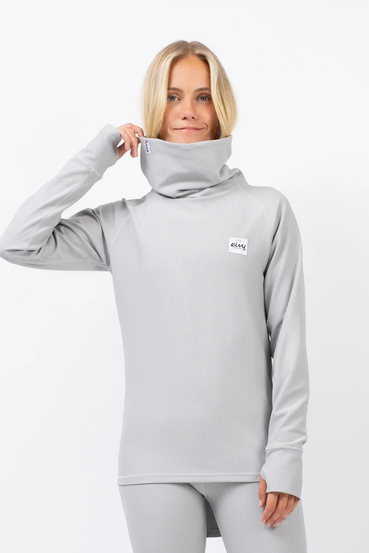 Icecold Rib Top - Grey Melange