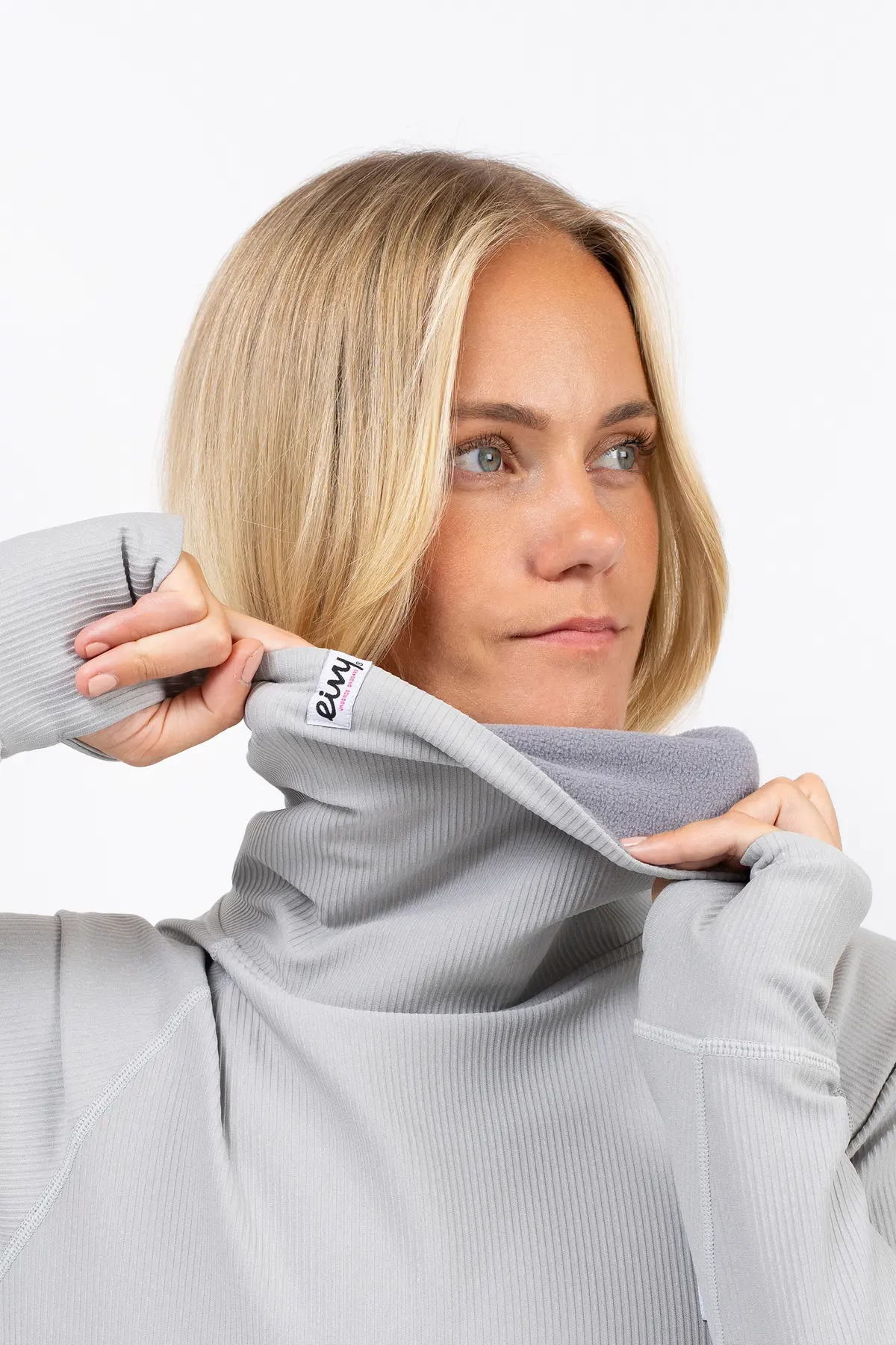 Icecold Rib Top - Grey Melange