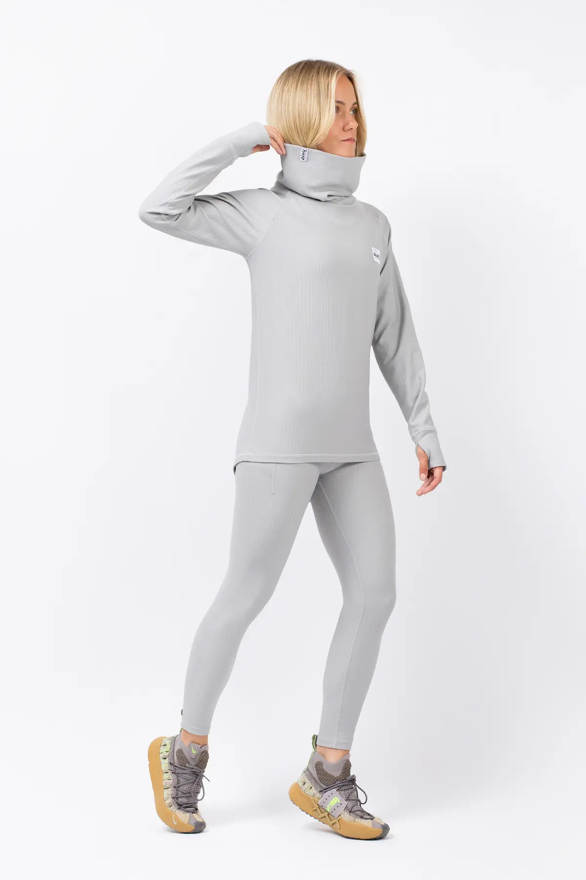 Icecold Rib Top - Grey Melange