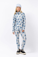 Icecold Gaiter Top - Blue Flower | XXS