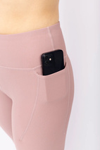 Pocket Rib Tights - Faded Woodrose