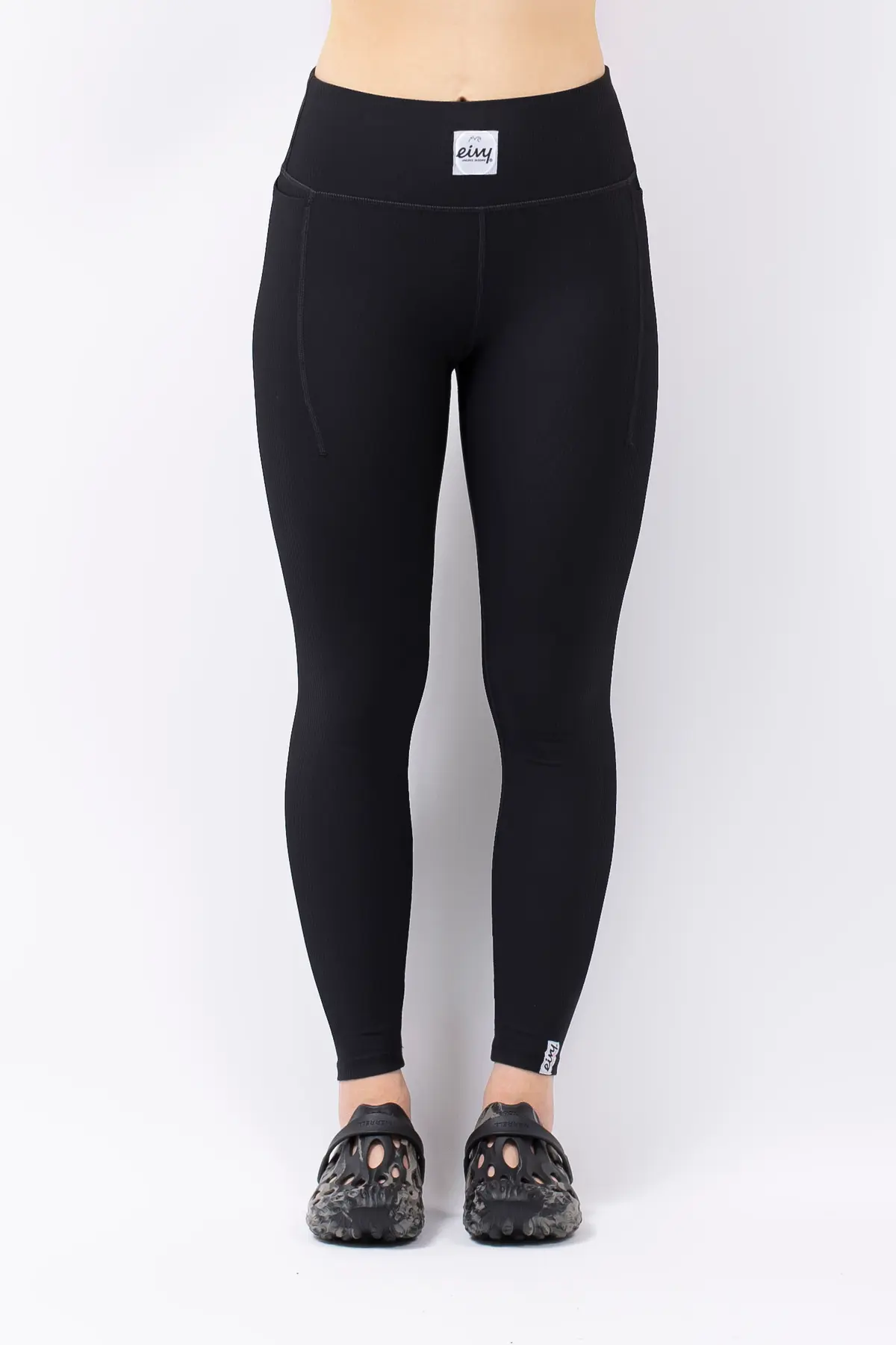 Pocket Rib Tights - Black