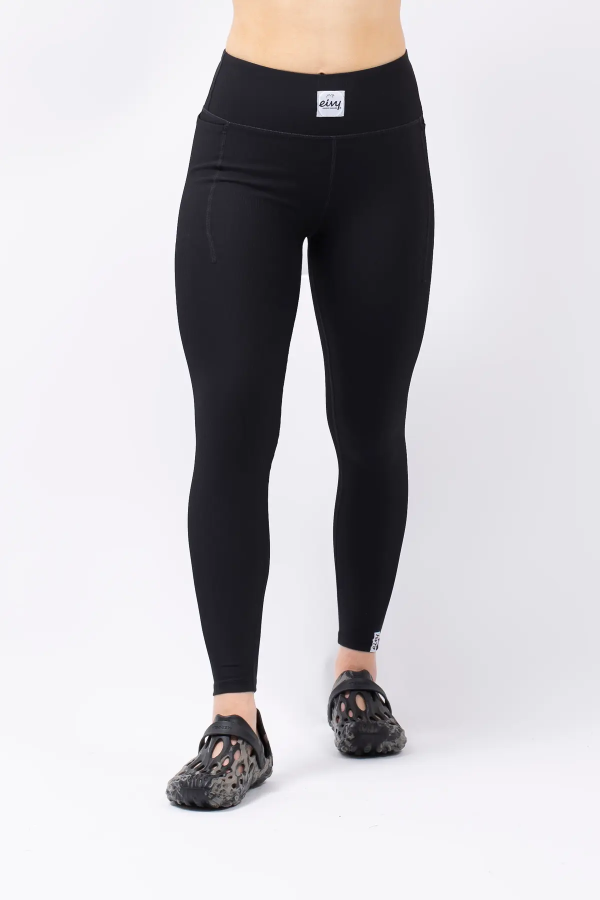 Pocket Rib Tights - Black