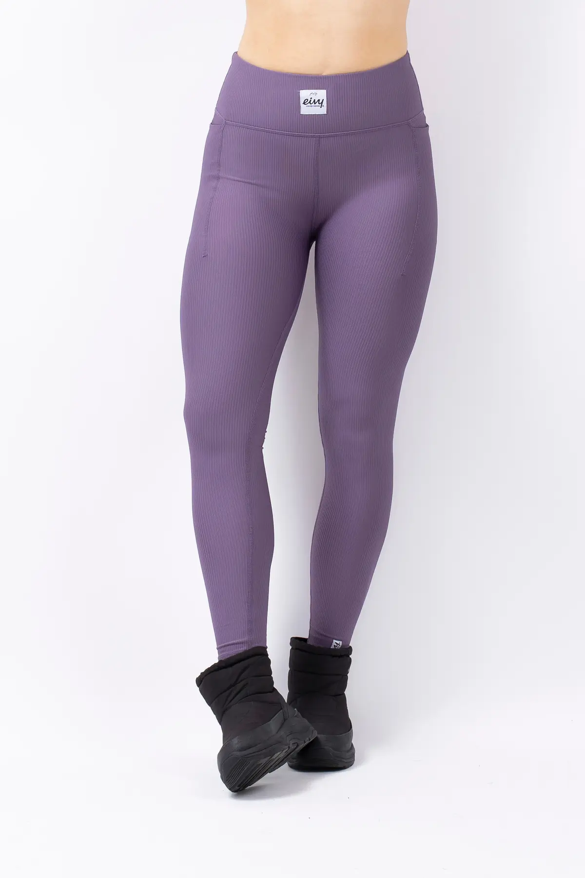 Pocket Rib Tights - Deep Purple