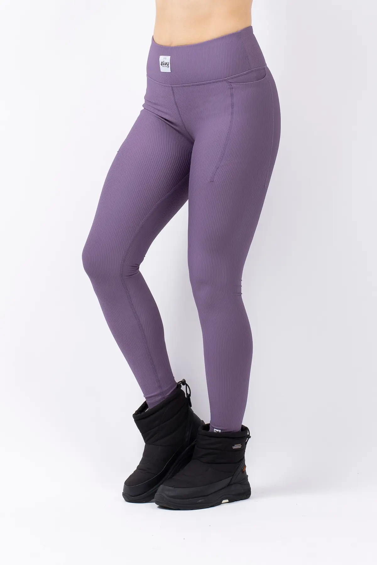 Pocket Rib Tights - Deep Purple