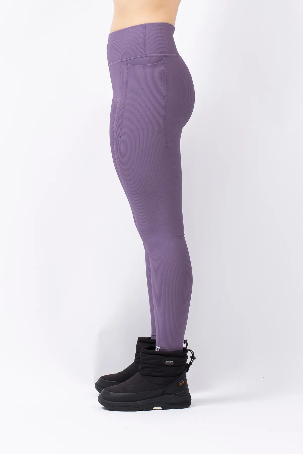 Pocket Rib Tights - Deep Purple