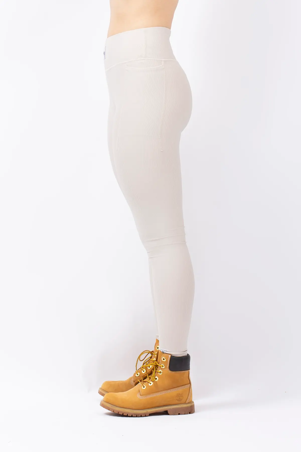 Pocket Rib Tights - Faded Cloud