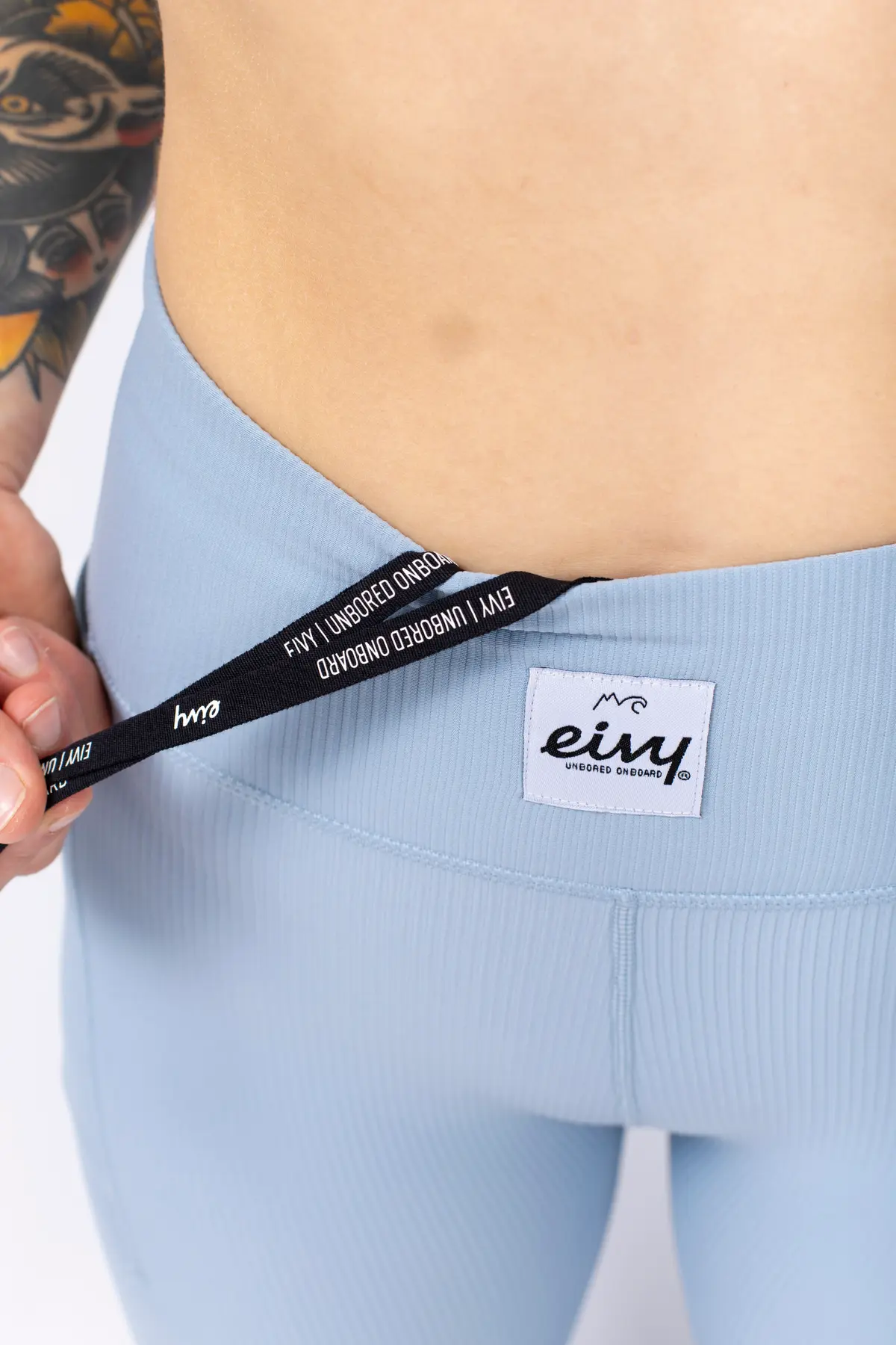 Pocket Rib Tights - Faded Fog