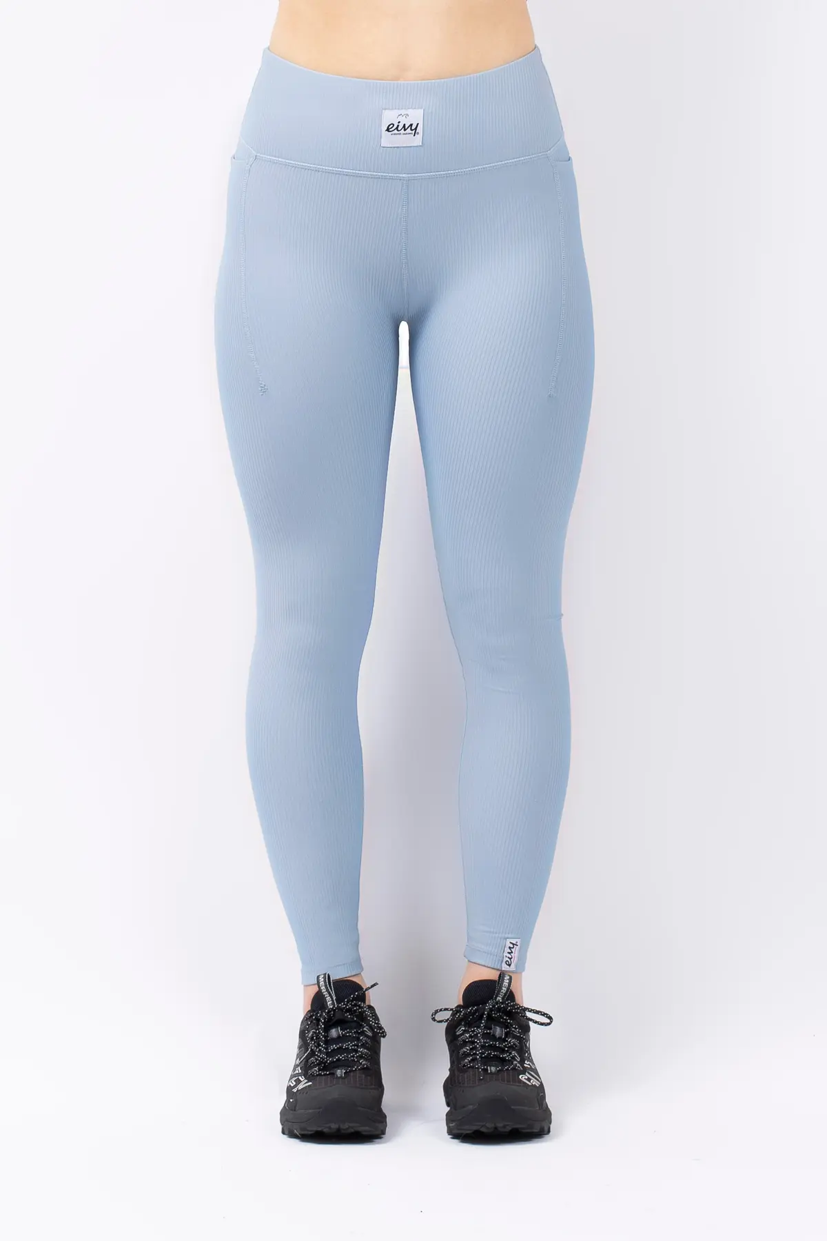 Pocket Rib Tights - Faded Fog