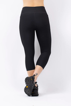 Pocket Rib 3/4 Tights - Black