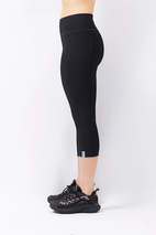Pocket Rib 3/4 Tights - Black