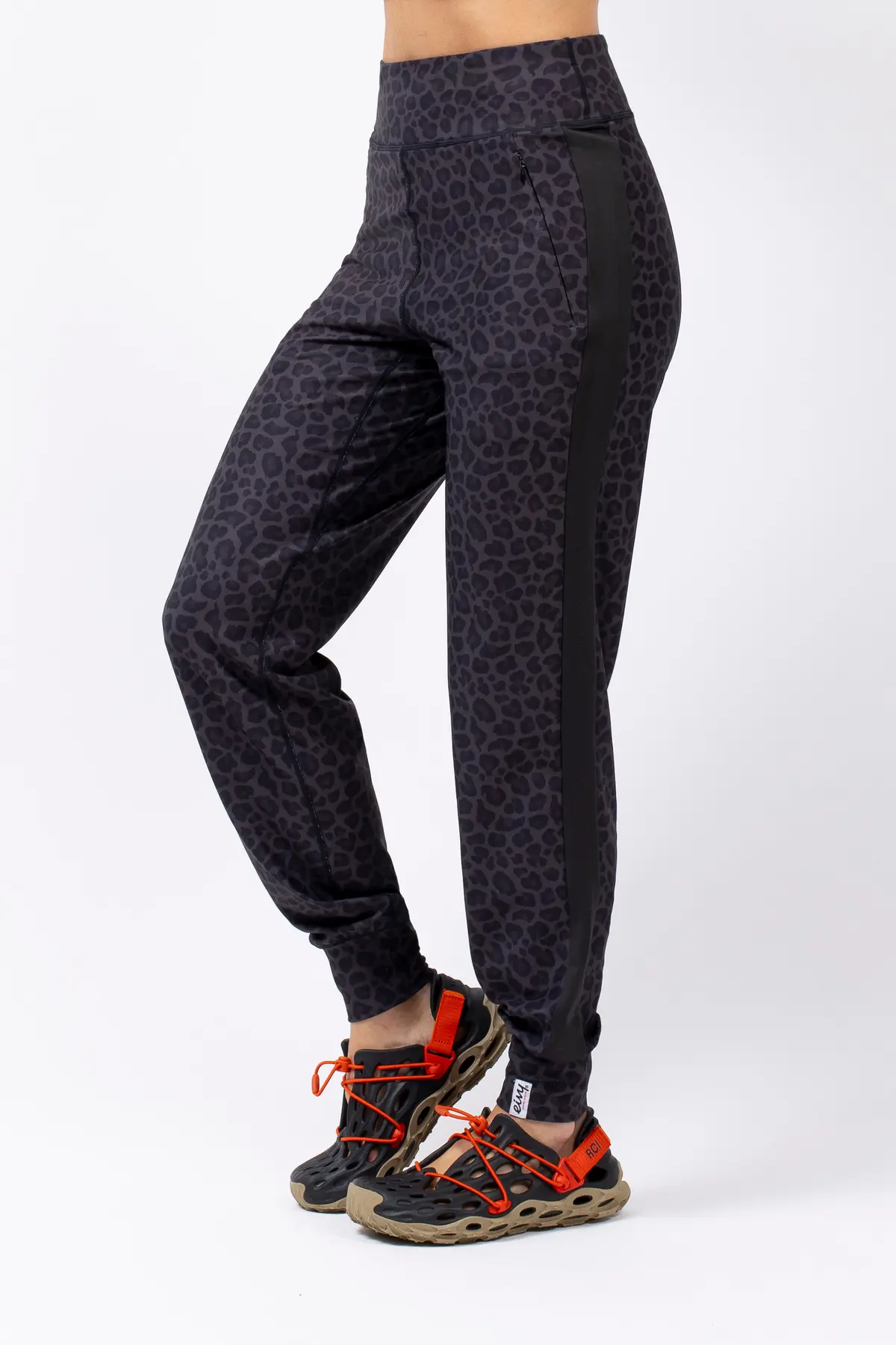 Journey Travel Pants - Black Leopard