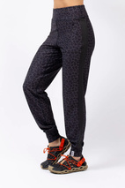 Journey Travel Pants - Black Leopard